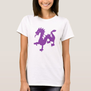 Camiseta Símbolo del Zodiaco del Dragón Púrpura Audaz – Sig