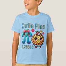 Símbolo divertido "Cutie Pies" Cute Pi y Pie Pun