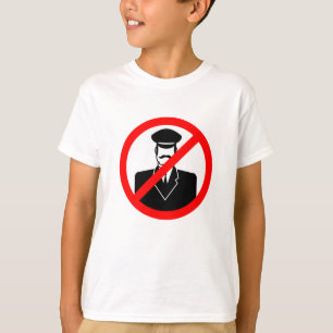 Camiseta Símbolo divertido de advertencia sin chófer permit