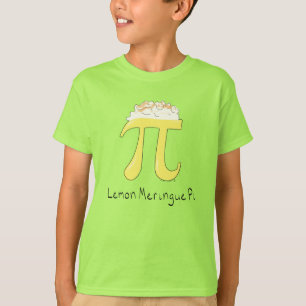 Camiseta Símbolo divertido de humor matemático limón pi