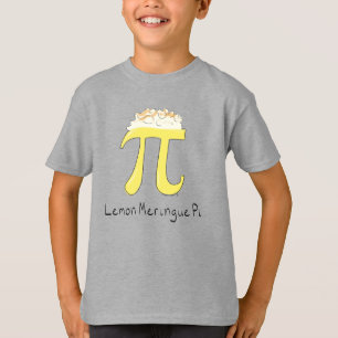 Camiseta Símbolo divertido de humor matemático limón pi