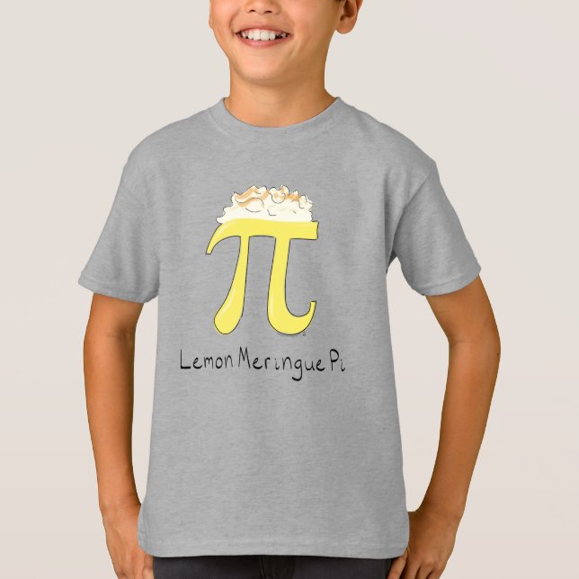 Camiseta Símbolo divertido de humor matemático limón pi (Anverso)