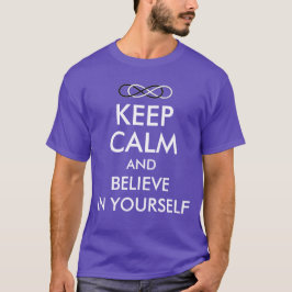 Camiseta Símbolo doble infinito - Blanco y negro