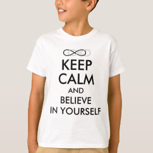 Camiseta Símbolo doble infinito - Blanco y negro