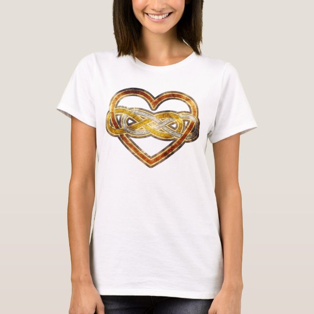 Camiseta Símbolo doble Infinity Heart BiColor (Anverso)