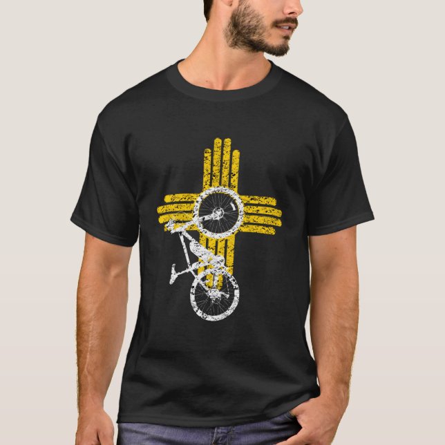 Camiseta Símbolo E-Bike Nuevo México Zia (Anverso)