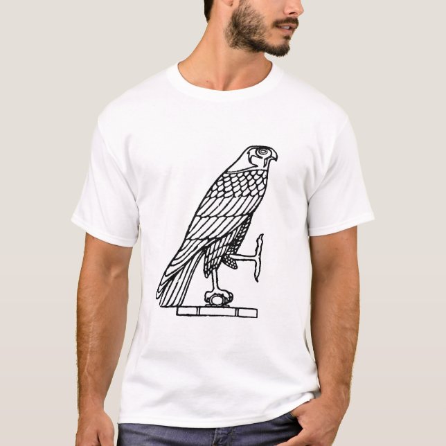 Camiseta Símbolo egipcio: Halcón (Anverso)