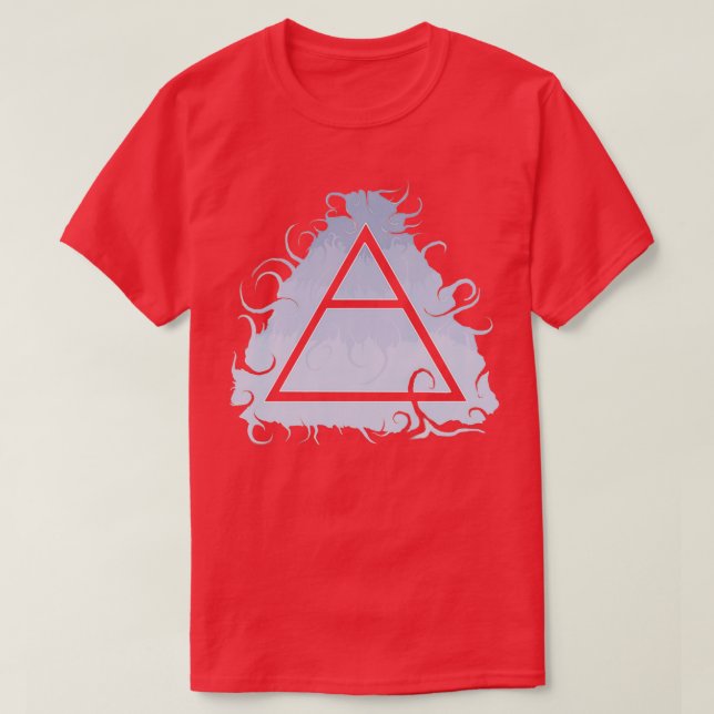 Camiseta Símbolo elemental de aire (Diseño del anverso)
