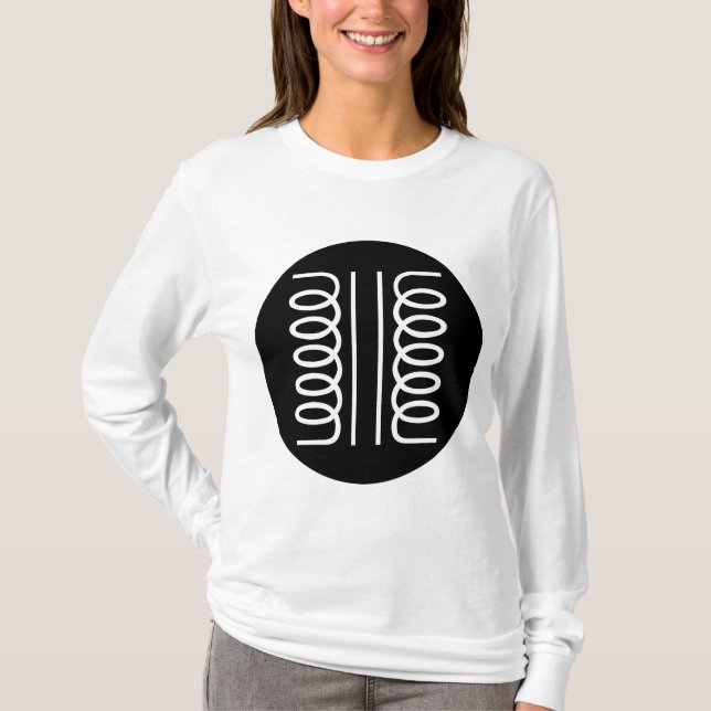 Camiseta Símbolo en círculo - transformador (Anverso)