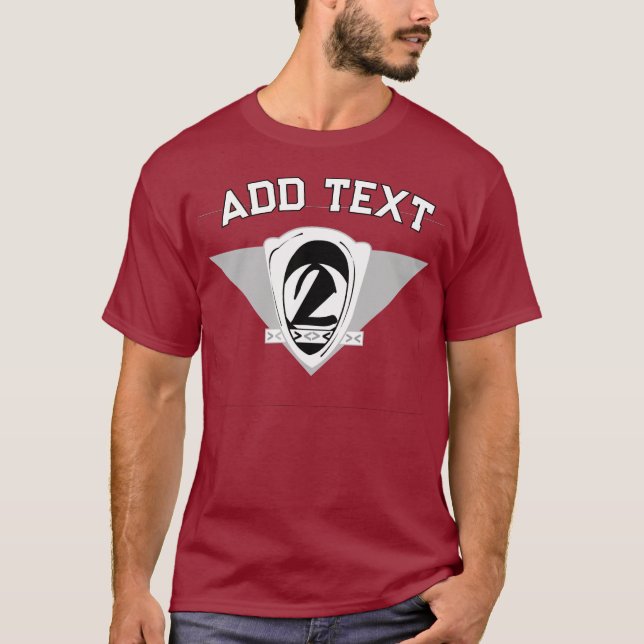 Camiseta Símbolo espacial alienígena número 2 (Anverso)