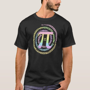 Camiseta Símbolo espiral de números del Día Pi para lesbian