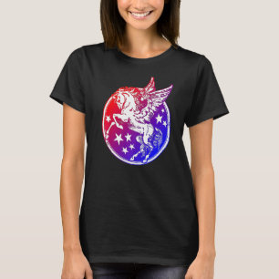 Camiseta Símbolo estadounidense de potencia de cosecha de c