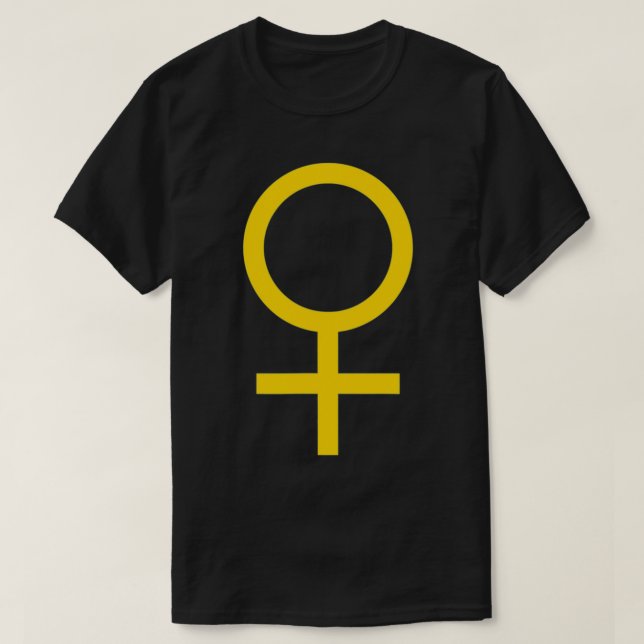 Camiseta Símbolo femenino (Diseño del anverso)