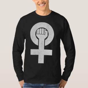Camiseta Símbolo femenino de poder feminista feminista femi