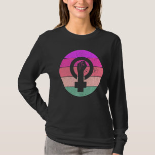 Camiseta Símbolo feminista de igualdad femenina empoderamie