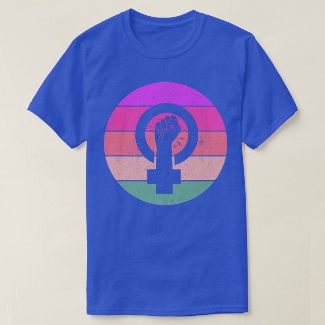 Camiseta Símbolo feminista de igualdad femenina empoderamie (Diseño del anverso)