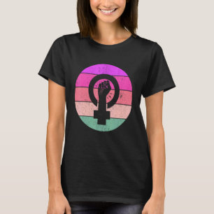 Camiseta Símbolo feminista de igualdad femenina empoderamie