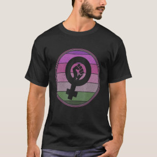 Camiseta Símbolo feminista de la educación femenina para el