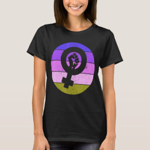 Camiseta Símbolo feminista de la educación femenina para el