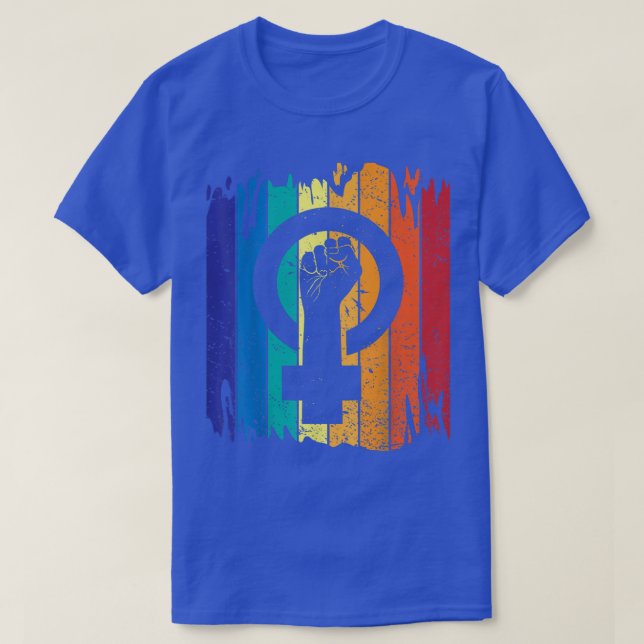 Camiseta Símbolo feminista: Empoderamiento de la igualdad f (Diseño del anverso)