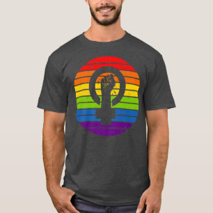 Camiseta Símbolo feminista: Empoderamiento de la igualdad f