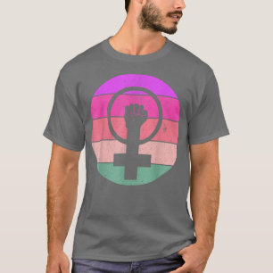 Camiseta Símbolo feminista igualdad de la mujer frente a la