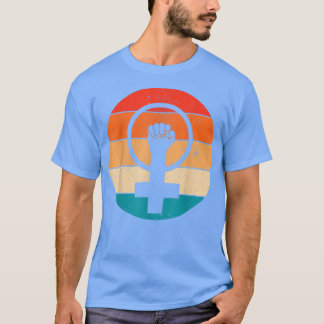 Camiseta Símbolo feminista igualdad de la mujer frente al f