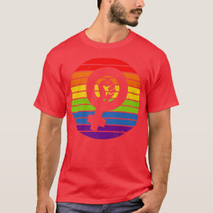 Camiseta Símbolo feminista igualdad de la mujer frente al f