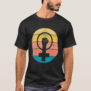 Camiseta Símbolo feminista igualdad femenina por arriba fem