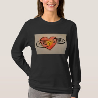 Camiseta Símbolo flotante del corazón