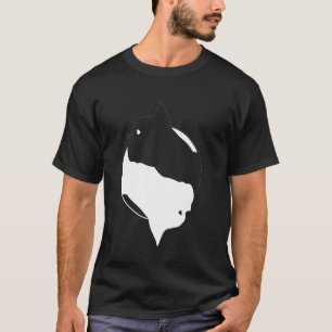 Camiseta Símbolo francés de Bulldog francés Yin Yang