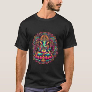 Camiseta Símbolo Ganesh Yoga Hindú Dios Elefante Ganesha Pu