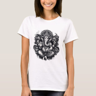 Camiseta Símbolo Ganesh Yoga Hindú Dios Elefante Ganesha Pu