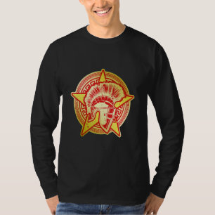 Camiseta Símbolo Gladiador Casco Guerrero Griego Espartano