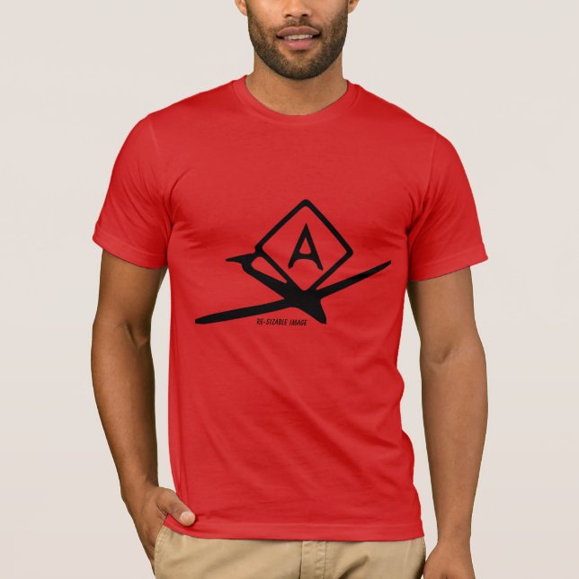 Camiseta Símbolo Gráfico seccional Área de práctica aeronáu (Anverso)