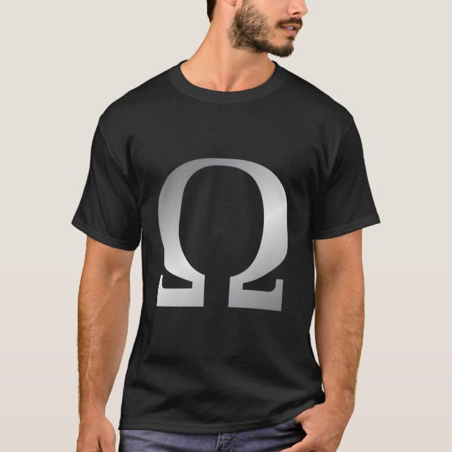 Camiseta Símbolo griego de mitología omega símbolo de frate (Anverso)