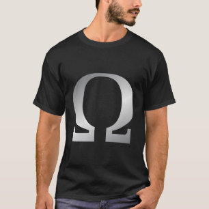 Camiseta Símbolo griego de mitología omega símbolo de frate