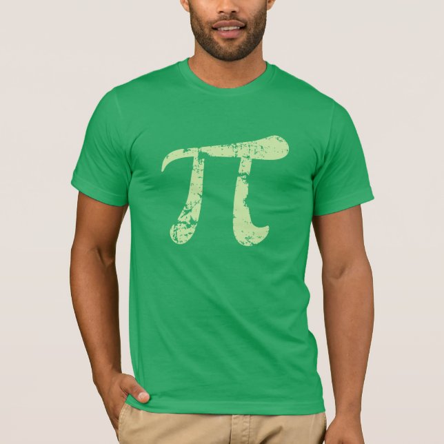 Camiseta Símbolo Grunge Pi (Anverso)