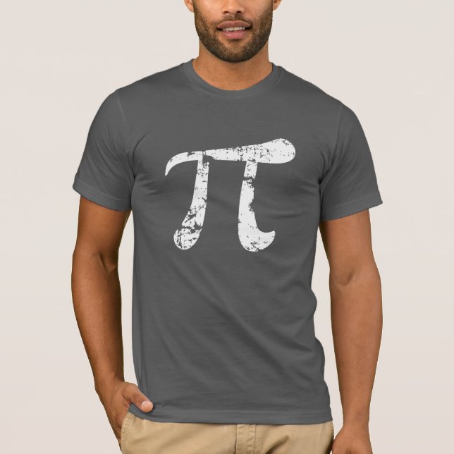 Camiseta Símbolo Grunge Pi (Anverso)