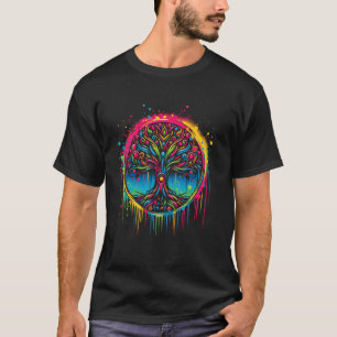 Camiseta Símbolo Guay Árbol de vida en graffiti estilo arte