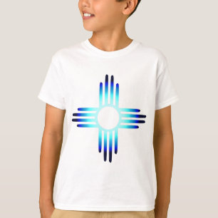 Camiseta Símbolo Guay Blue New Mexico Zia
