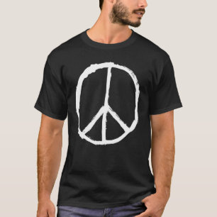Camiseta Símbolo Hippie de la Paz Paz y Amor Pacifista P