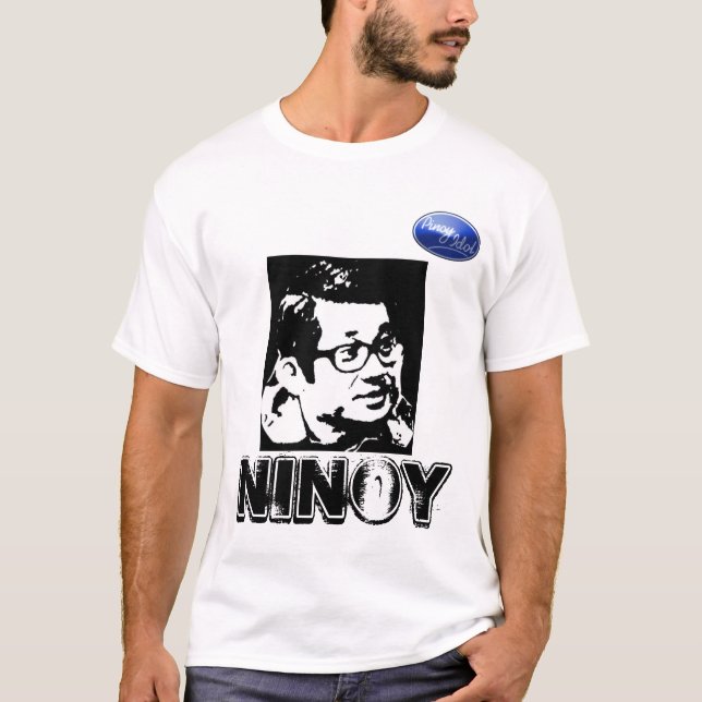 Camiseta símbolo, ídolo pinoy, Ninoy (Anverso)