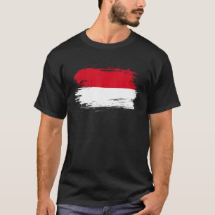 Camiseta Símbolo indonesio de bandera que amo