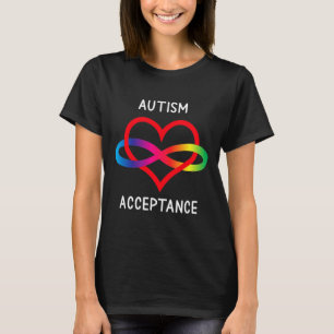 Camiseta Símbolo infinito de autismo pro aceptación para Ne
