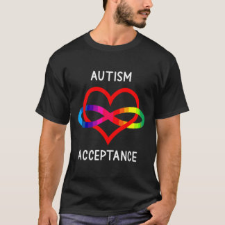 Camiseta Símbolo infinito de autismo pro aceptación para Ne