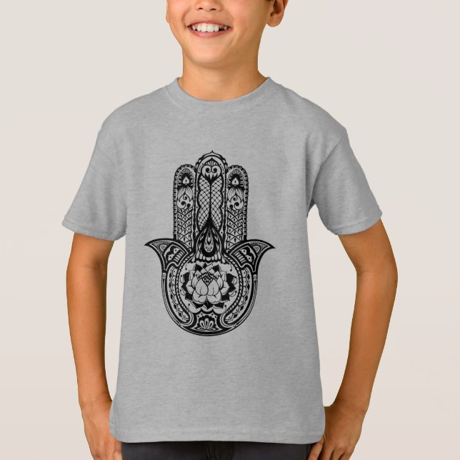 Camiseta Símbolo inspirado de Hamsa (Anverso)