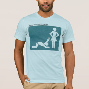 Camiseta símbolo internacional de la boda