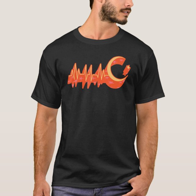 Camiseta Símbolo islámico musulmán rezando oración árabe is (Anverso)