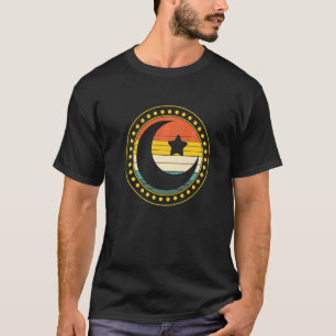 Camiseta Símbolo islámico musulmán rezando oración árabe is
